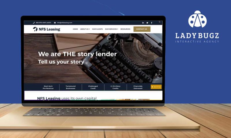 Ladybugz Interactive - Website Evolution for a B2B Finance Company