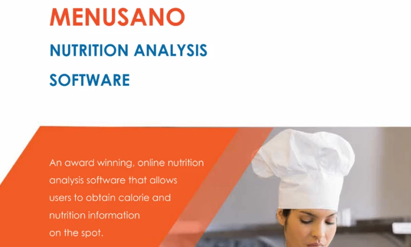 MenuSano Nutrition Analysis Software