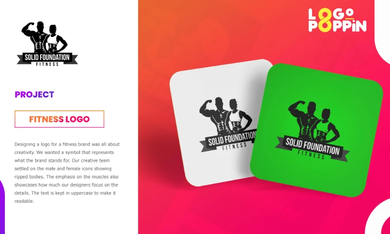 Logo Poppin - Solid Foundation Fitness