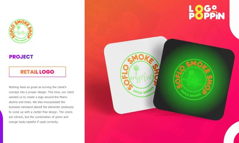Logo Poppin - Soflo Smoke Shop