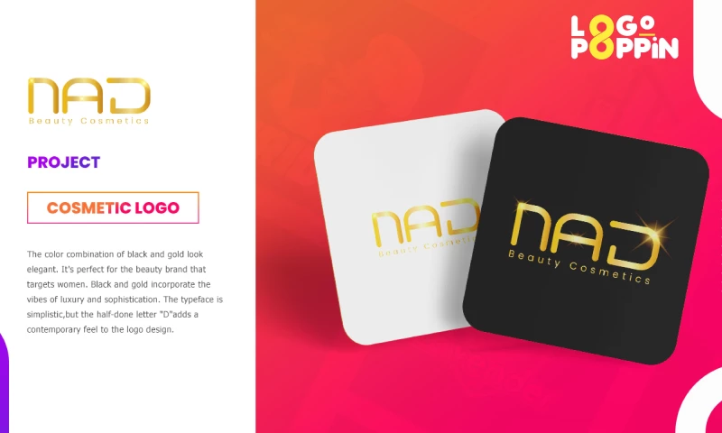 Logo Poppin - N.A.D. Beauty Cosmetics