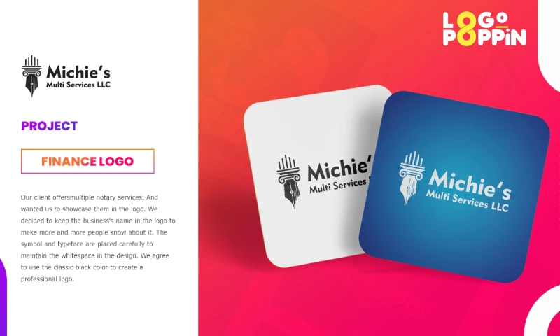 Logo Poppin - Michie’s Multi Services