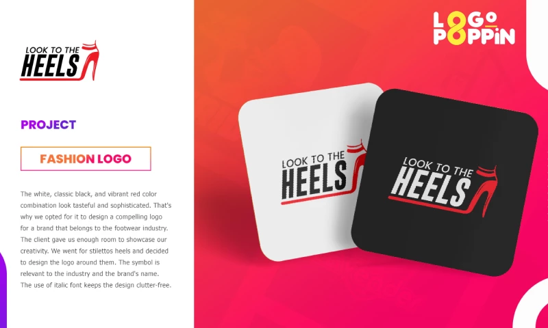 Logo Poppin - Look to the Heels