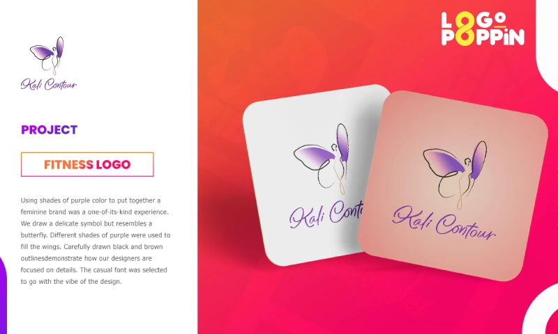 Logo Poppin - Kali Contour