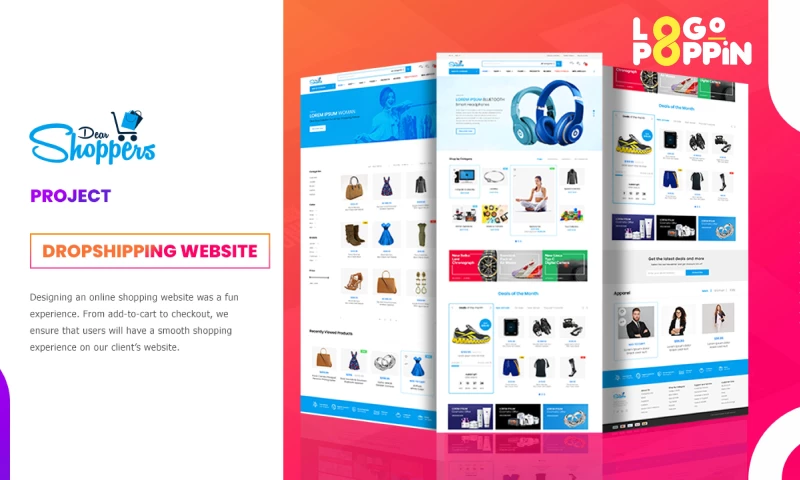 Logo Poppin - Dear Shoppers