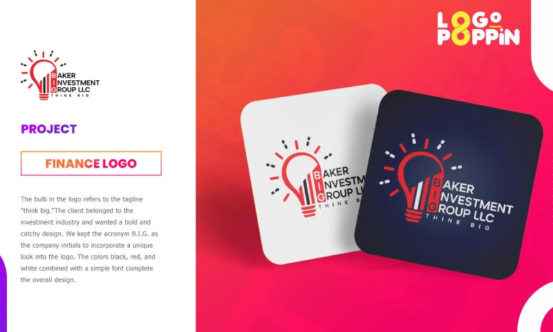 Logo Poppin - Baker Investment Group