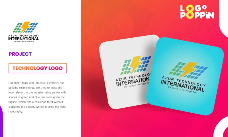 Logo Poppin - Azur Technology International