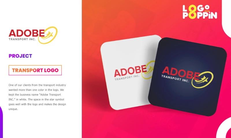 Logo Poppin - Adobe Transport