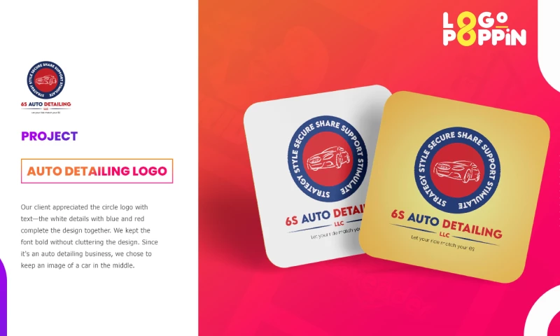 Logo Poppin - 6S Auto Detailing