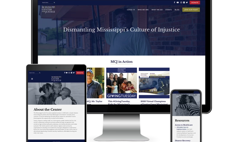 Mississippi Center for Justice Site Development