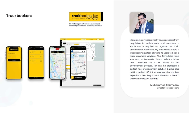 Fegno Technologies - TruckBookers | Truck Booking App