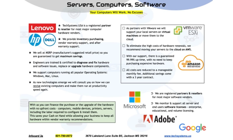 Servers, Computers, Software IT Support