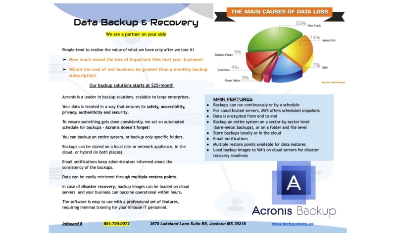 Data Backup & Disaster Recovery