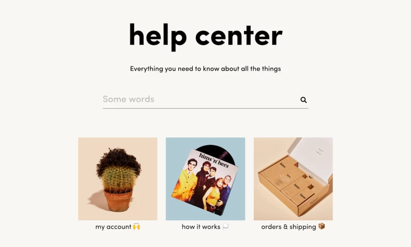 Hims / Hers (Zendesk help center)