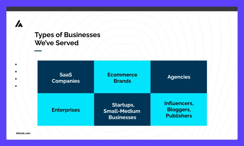 Attrock - Types of Businesses We’ve Served
