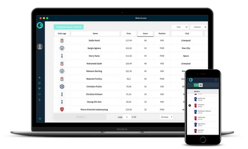Radency - Fantasy Football App