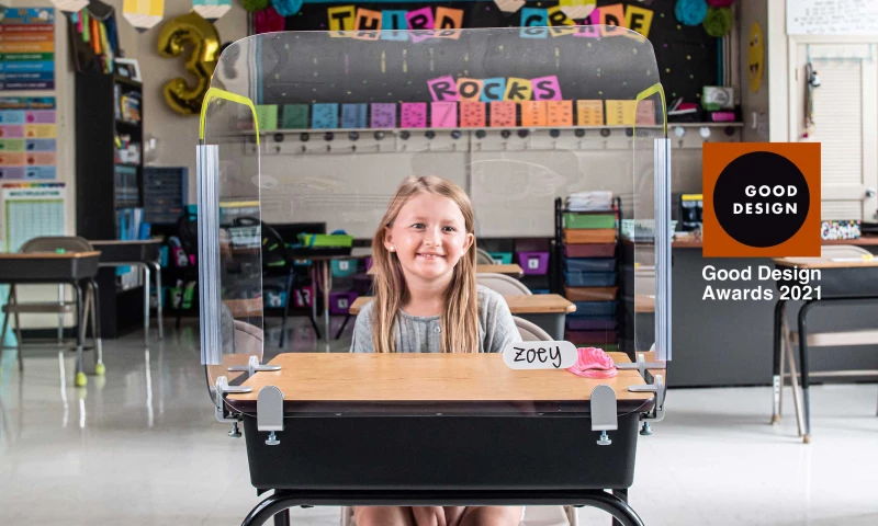 Bluemap Design - ClearSpace Safety Barriers to protect k-12 students