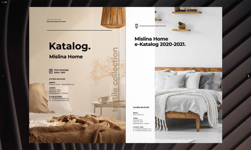 Dynaside Digital Solutions - Zeyd Textile - B2B Catalogue