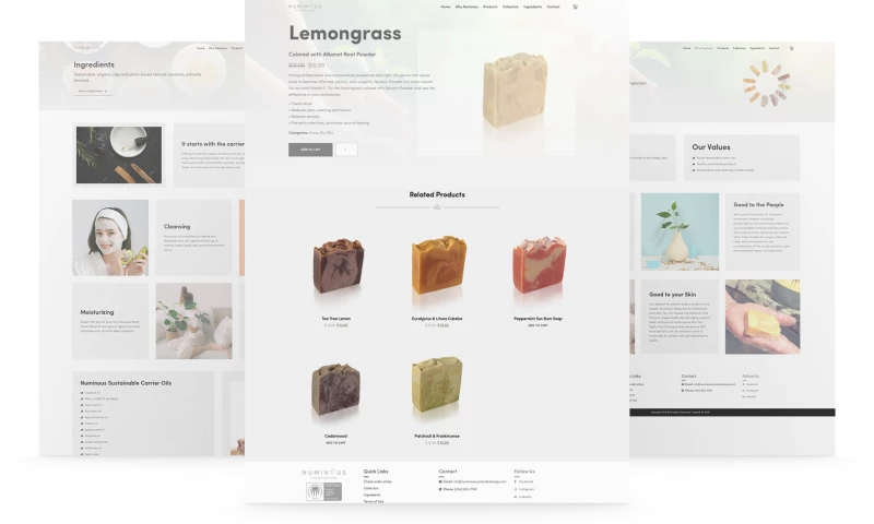 Design Develop Now, Inc - Numinous Sustainable Soaps