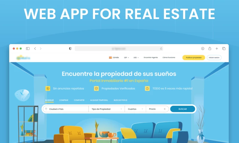 Web app for real estate