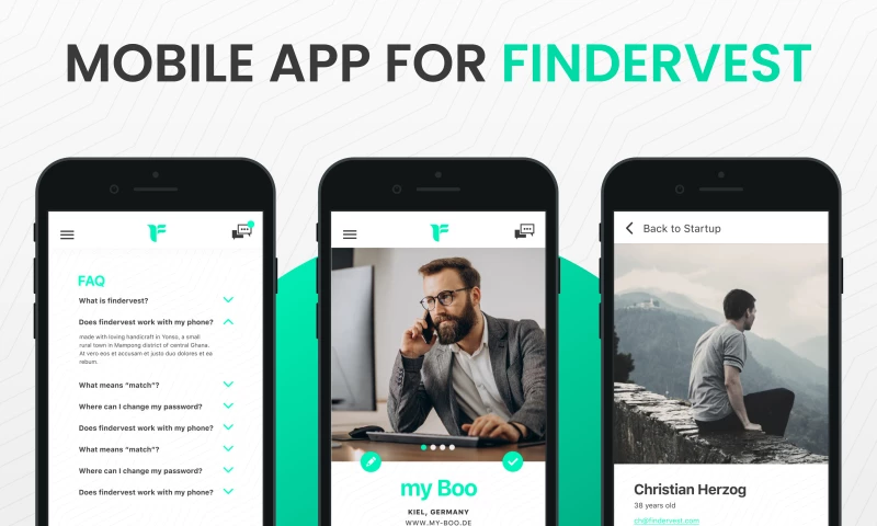 Mobile app for Findervest