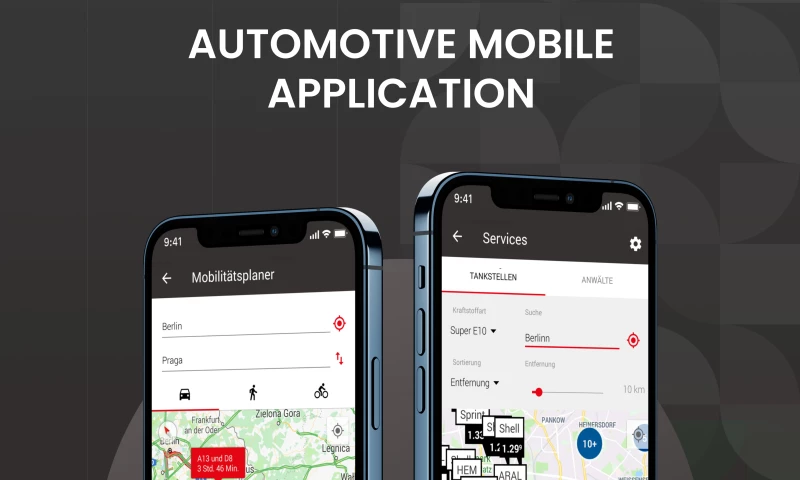Automotive mobile application
