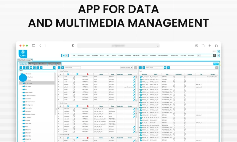 App for Data and Multimedia Management