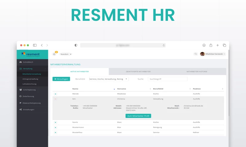 IntexSoft - Resment HR