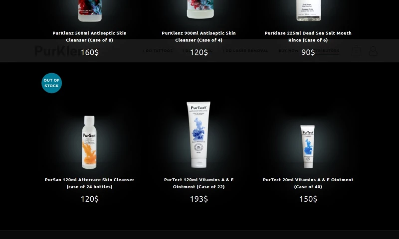 Build a Skin Care & Body Products Website