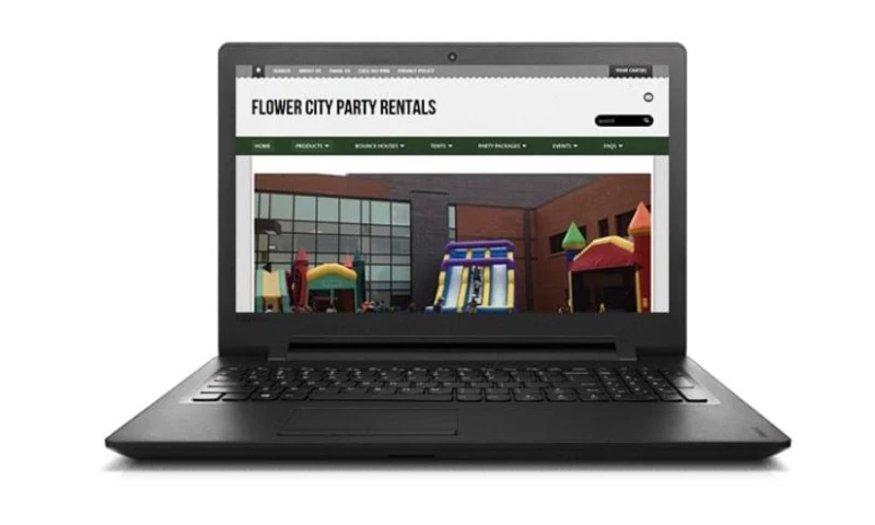 Flower City Party Rentals: Shopify eCommerce Development
