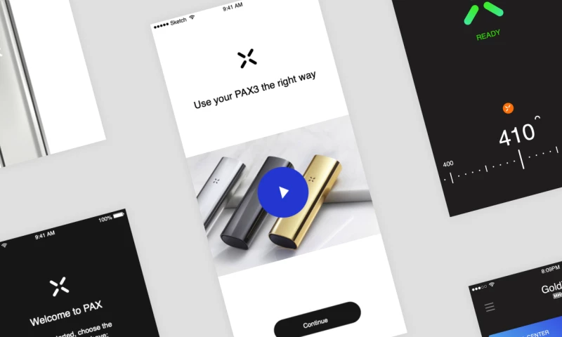 Wolf&Whale - Pax Vaporizer Mobile App