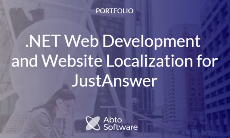 .NET Web Development and Website Localization for JustAnswer