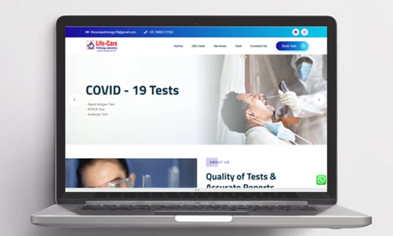 Arowa Webtech - Life Care Pathology Laboratory