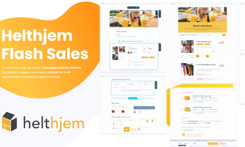 Aspirity - E-commerce web-service for Norwegian delivery company.