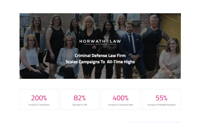 Criminal Defense Law Firm Scales Campaigns To All-Time Highs