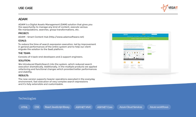 Vega IT Sourcing - ADAM