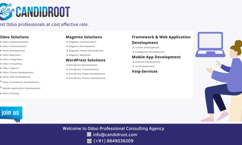 CandidRoot Solutions - Odoo Development | Magento Development | Mobile App Development Company- CandidRoot