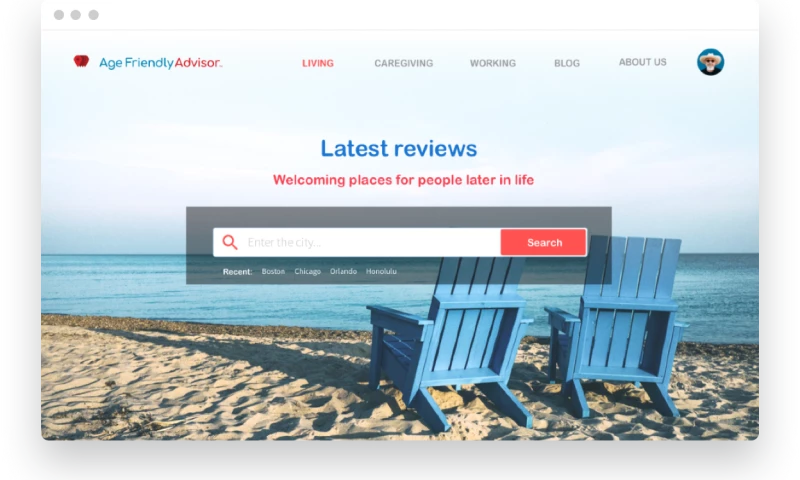 'AgeFriendly' Web Development & Product Design