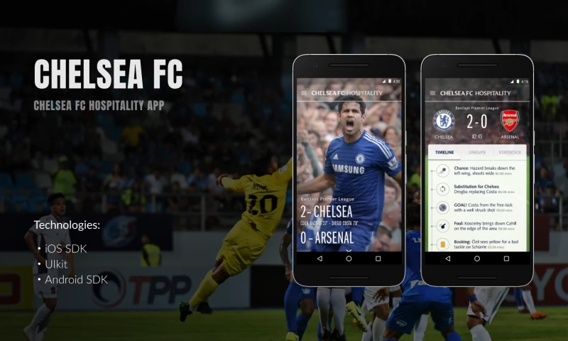 Official Chelsea FC Hospitality app