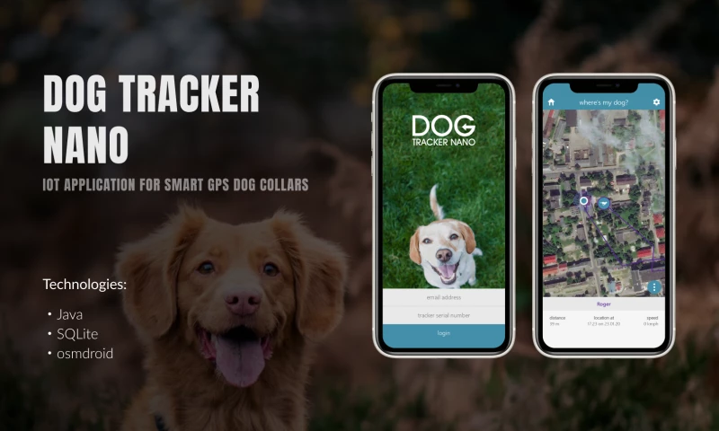 Cogniteq - IoT application for smart GPS dog collars