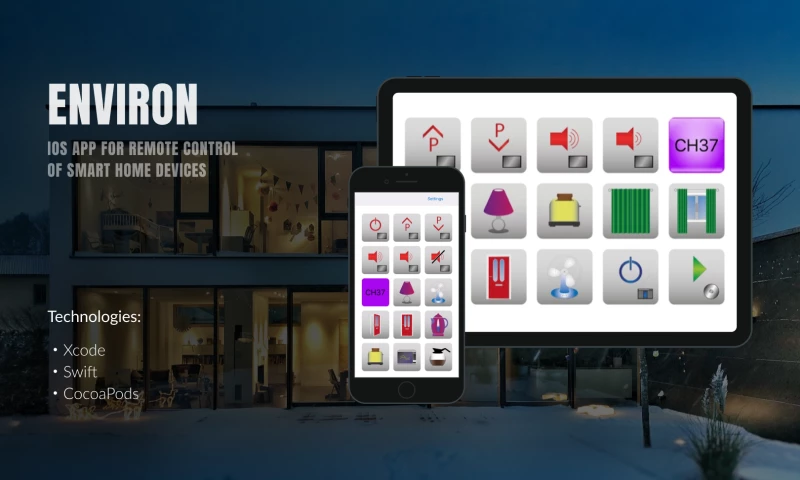 Cogniteq - App for remote control of household appliances
