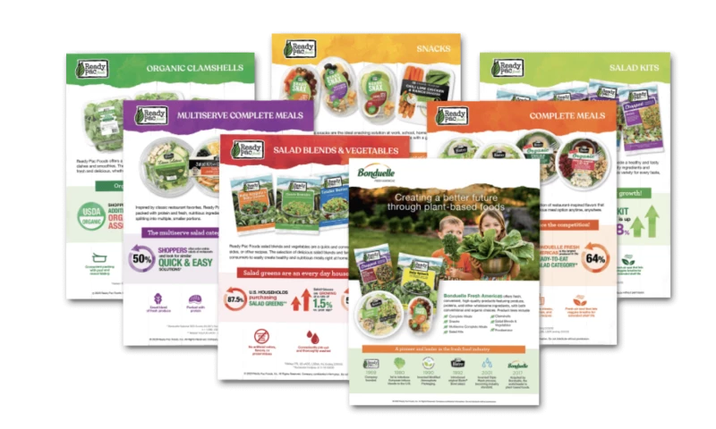 Bonduelle Sell Sheet Series / POS