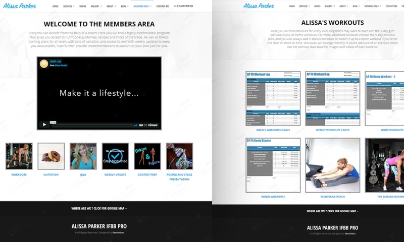 Natalie Minh Interactive - Alissa Parker Membership Website Design
