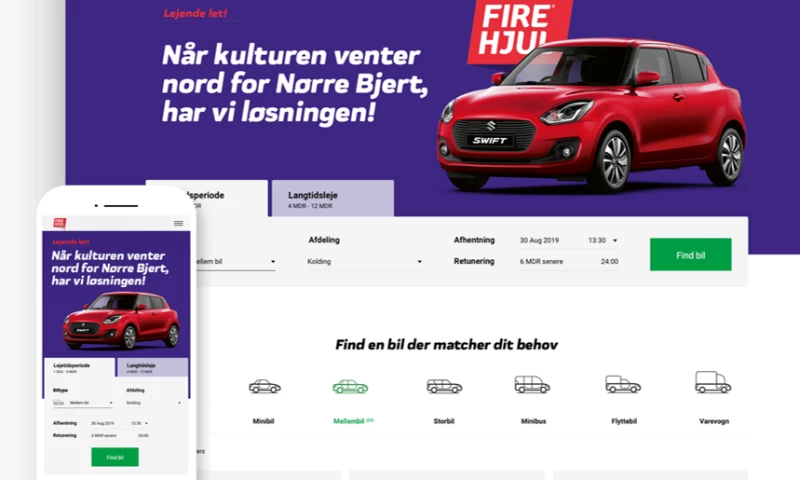 ExtraHut - FireHjul.dk car rental company
