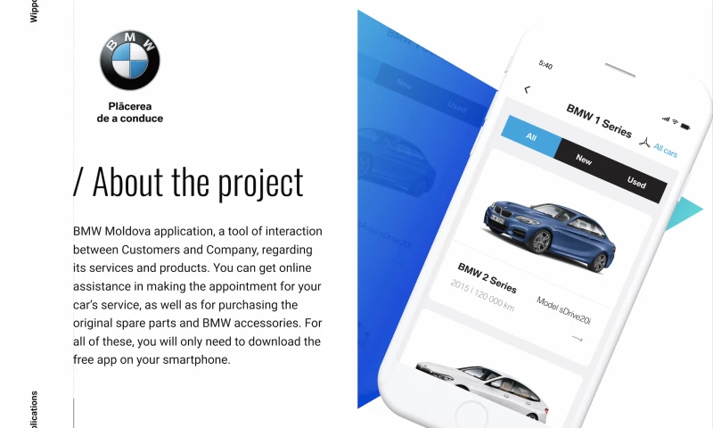BMW App Moldova