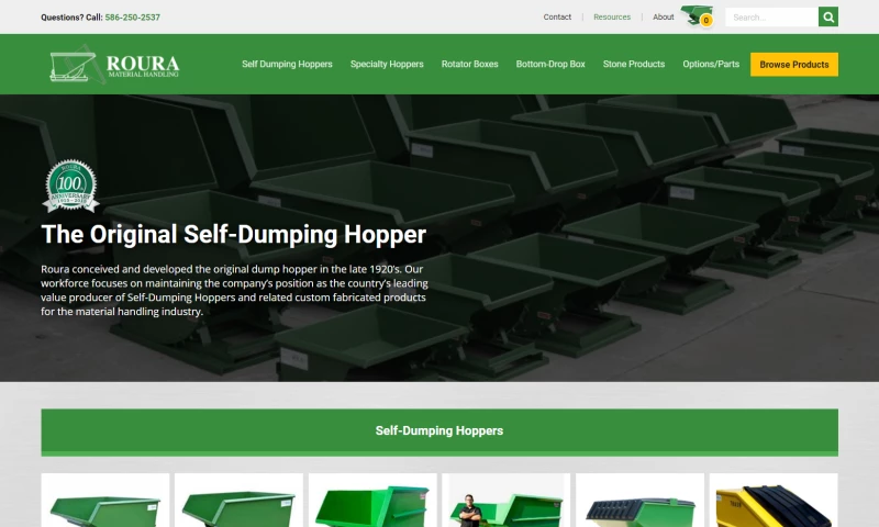 A Competitive Site for Roura Material Handling