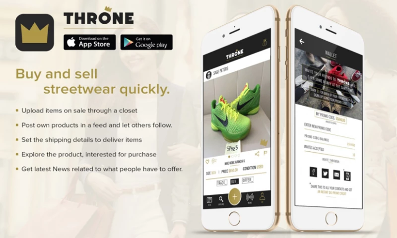 Peerbits - AN ECOMMERECE MARKETPLACE APP - THRONE