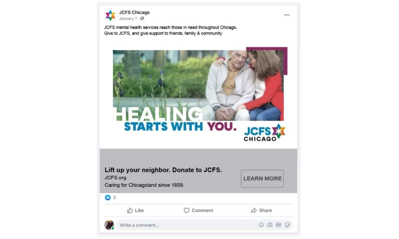 Awareness campaign for social services provider