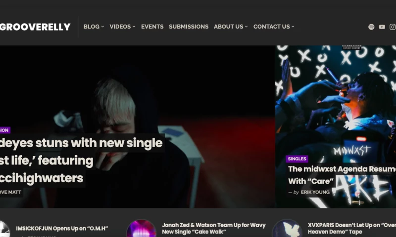 DCR L.L.C. - Grooverelly Website Design and Development