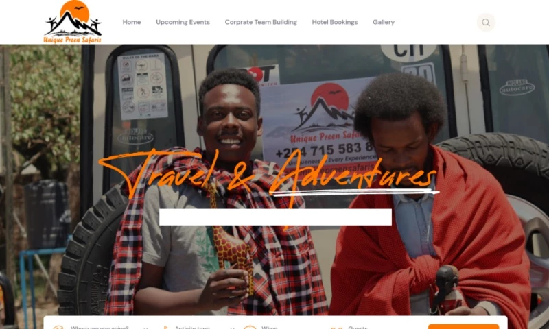 NdovuCloud - Unique Preen Safaris Travel Site